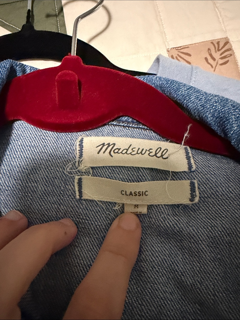 Madewell Washed Blue Denim Jacket - Picture 2 of 2